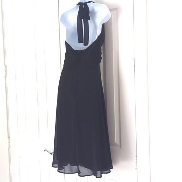 Connected Apparel black halter top dress - Picture 2 of 7